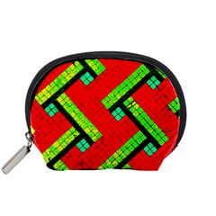 Pop Art Mosaic Accessory Pouch (small) by essentialimage365