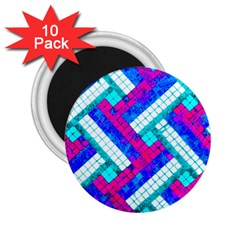 Pop Art Mosaic 2 25  Magnets (10 Pack)  by essentialimage365