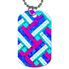 Pop Art Mosaic Dog Tag (two Sides) by essentialimage365