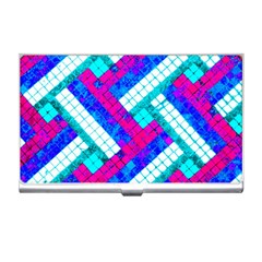 Pop Art Mosaic Business Card Holder by essentialimage365