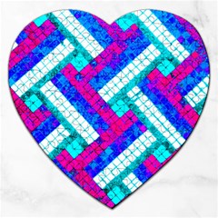 Pop Art Mosaic Jigsaw Puzzle (heart) by essentialimage365