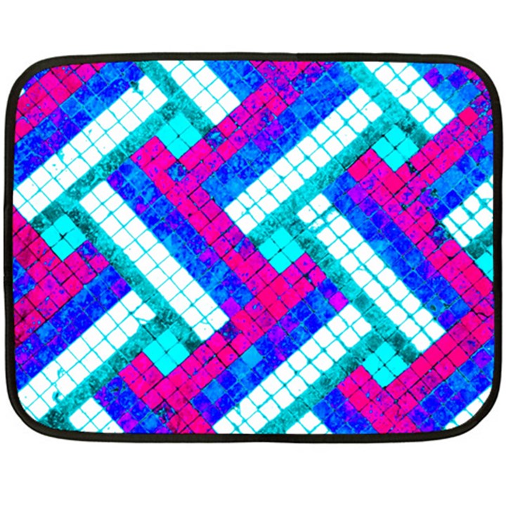 Pop Art Mosaic Fleece Blanket (Mini)