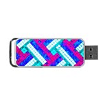 Pop Art Mosaic Portable USB Flash (Two Sides) Back