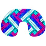 Pop Art Mosaic Travel Neck Pillow Front