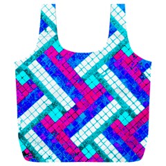 Pop Art Mosaic Full Print Recycle Bag (xxxl) by essentialimage365