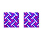 Pop Art Mosaic Cufflinks (Square) Front(Pair)