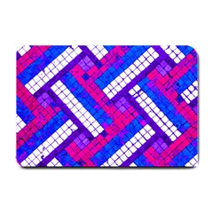 Pop Art Mosaic Small Doormat  by essentialimage365