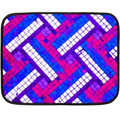 Pop Art Mosaic Fleece Blanket (mini) by essentialimage365