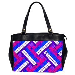 Pop Art Mosaic Oversize Office Handbag (2 Sides) by essentialimage365