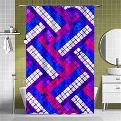 Pop Art Mosaic Shower Curtain 48  X 72  (small)  by essentialimage365