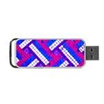 Pop Art Mosaic Portable USB Flash (Two Sides) Back