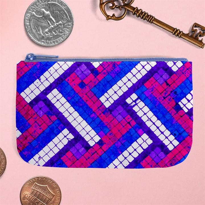 Pop Art Mosaic Large Coin Purse