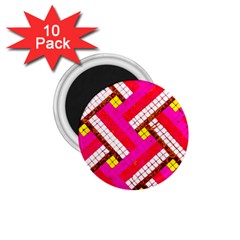 Pop Art Mosaic 1 75  Magnets (10 Pack)  by essentialimage365