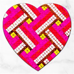 Pop Art Mosaic Jigsaw Puzzle (heart) by essentialimage365