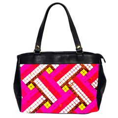 Pop Art Mosaic Oversize Office Handbag (2 Sides) by essentialimage365