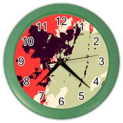 Abstract Colorful Pattern Color Wall Clock