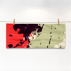 Abstract Colorful Pattern Hand Towel by AlphaOmega