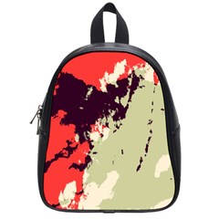 Abstract Colorful Pattern School Bag (small) by AlphaOmega