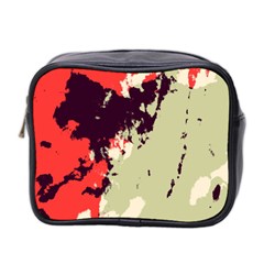 Abstract Colorful Pattern Mini Toiletries Bag (two Sides) by AlphaOmega