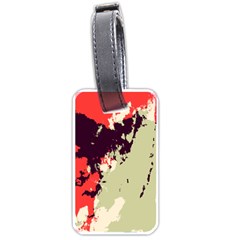 Abstract Colorful Pattern Luggage Tag (one Side)