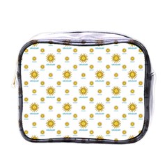 Uruguay Symbol Motif Pattern Mini Toiletries Bag (one Side)