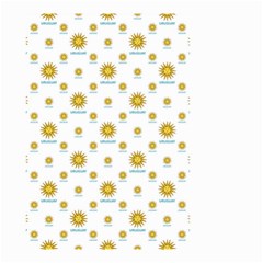 Uruguay Symbol Motif Pattern Small Garden Flag (two Sides)