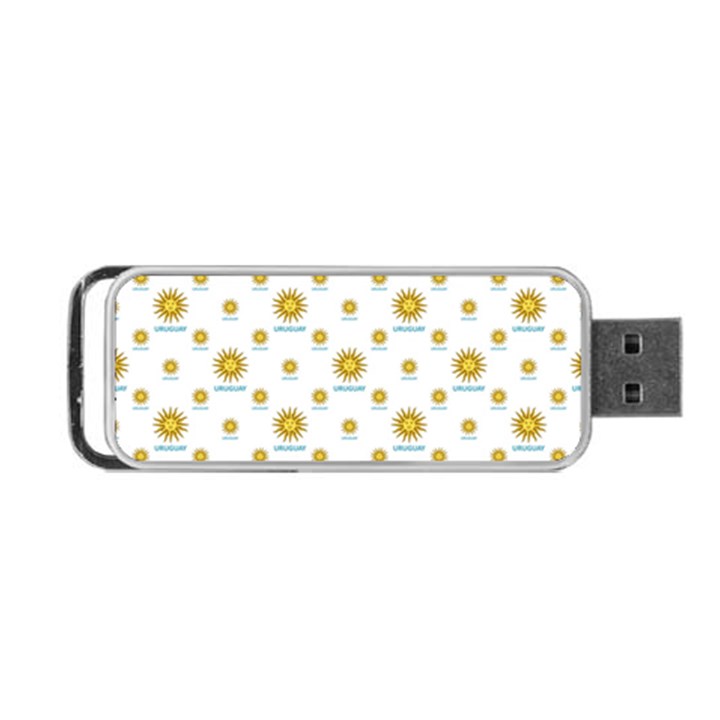 Uruguay Symbol Motif Pattern Portable USB Flash (One Side)