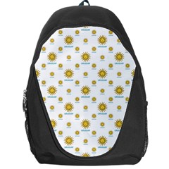 Uruguay Symbol Motif Pattern Backpack Bag