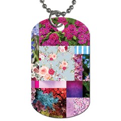 Pink Purple Aesthetic Dog Tag (one Side) by designsbymallika