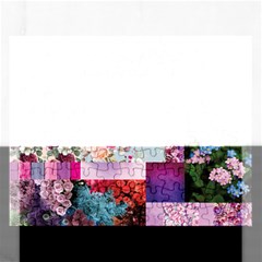 Pink Purple Aesthetic Rectangular Jigsaw Puzzl by designsbymallika