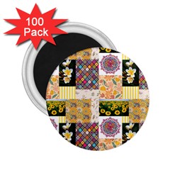 Yellow Aesthetics 2 25  Magnets (100 Pack)  by designsbymallika