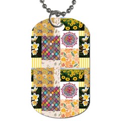 Yellow Aesthetics Dog Tag (two Sides) by designsbymallika