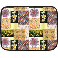 Yellow Aesthetics Fleece Blanket (mini) by designsbymallika