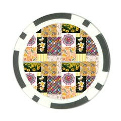 Yellow Aesthetics Poker Chip Card Guard (10 Pack) by designsbymallika