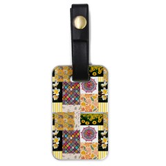 Yellow Aesthetics Luggage Tag (one Side) by designsbymallika