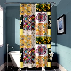 Yellow Aesthetics Shower Curtain 36  X 72  (stall)  by designsbymallika