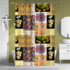 Yellow Aesthetics Shower Curtain 48  X 72  (small)  by designsbymallika