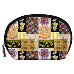 Yellow Aesthetics Accessory Pouch (large) by designsbymallika