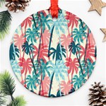 tropical love Ornament (Round) Front