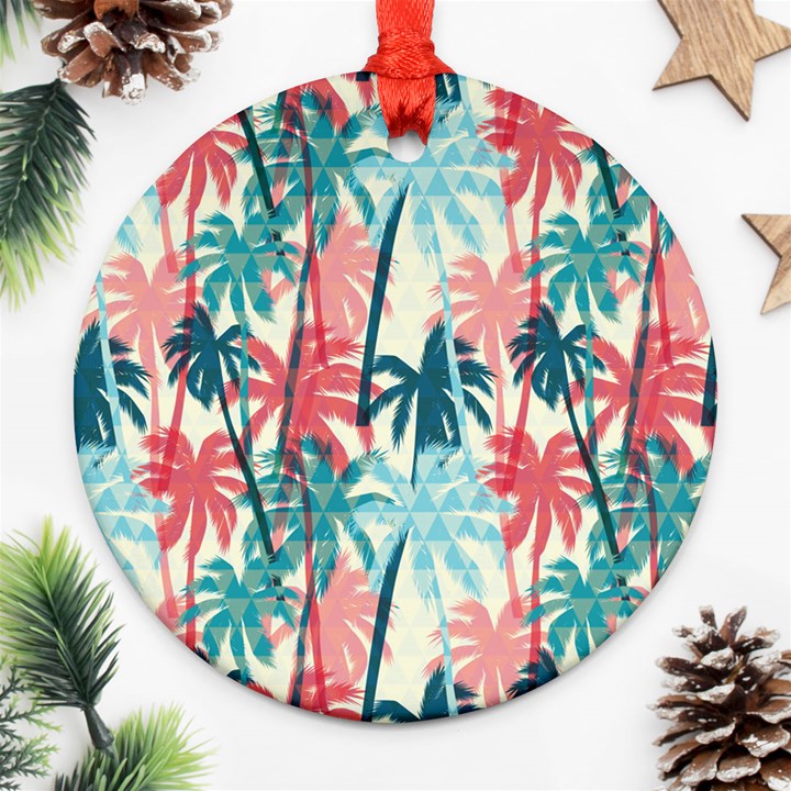 tropical love Ornament (Round)