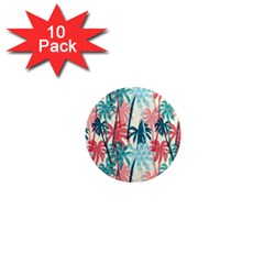 Tropical Love 1  Mini Magnet (10 Pack)  by designsbymallika