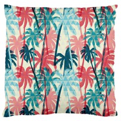 Tropical Love Large Cushion Case (one Side) by designsbymallika