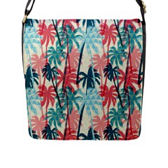 Tropical Love Flap Closure Messenger Bag (l) by designsbymallika