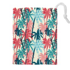 Tropical Love Drawstring Pouch (4xl) by designsbymallika