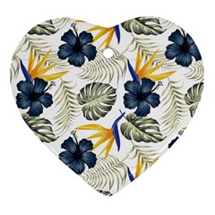 Tropical Blue Love Ornament (heart)