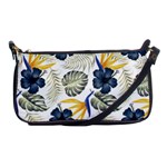 Tropical Blue Love Shoulder Clutch Bag Front