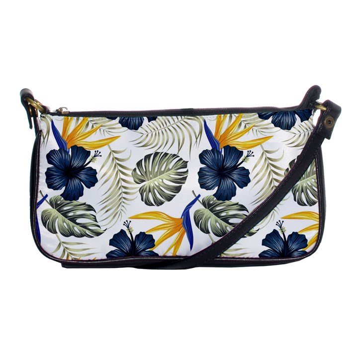 Tropical Blue Love Shoulder Clutch Bag