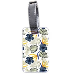 Tropical Blue Love Luggage Tag (two Sides) by designsbymallika