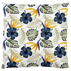 Tropical Blue Love Standard Flano Cushion Case (two Sides) by designsbymallika