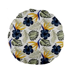 Tropical Blue Love Standard 15  Premium Flano Round Cushions by designsbymallika